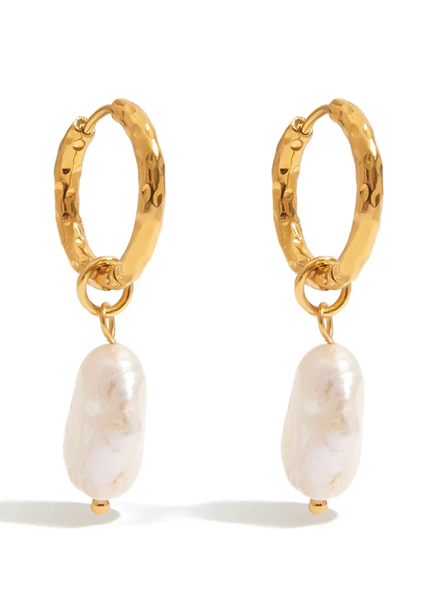 Pearl Hoops