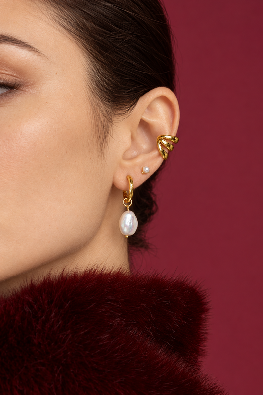 Pearl Hoops