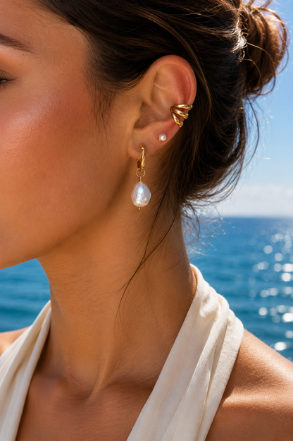 Pearl Hoops