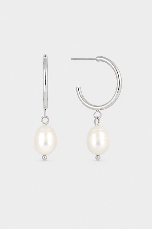 Belgravia Pearl Hoops