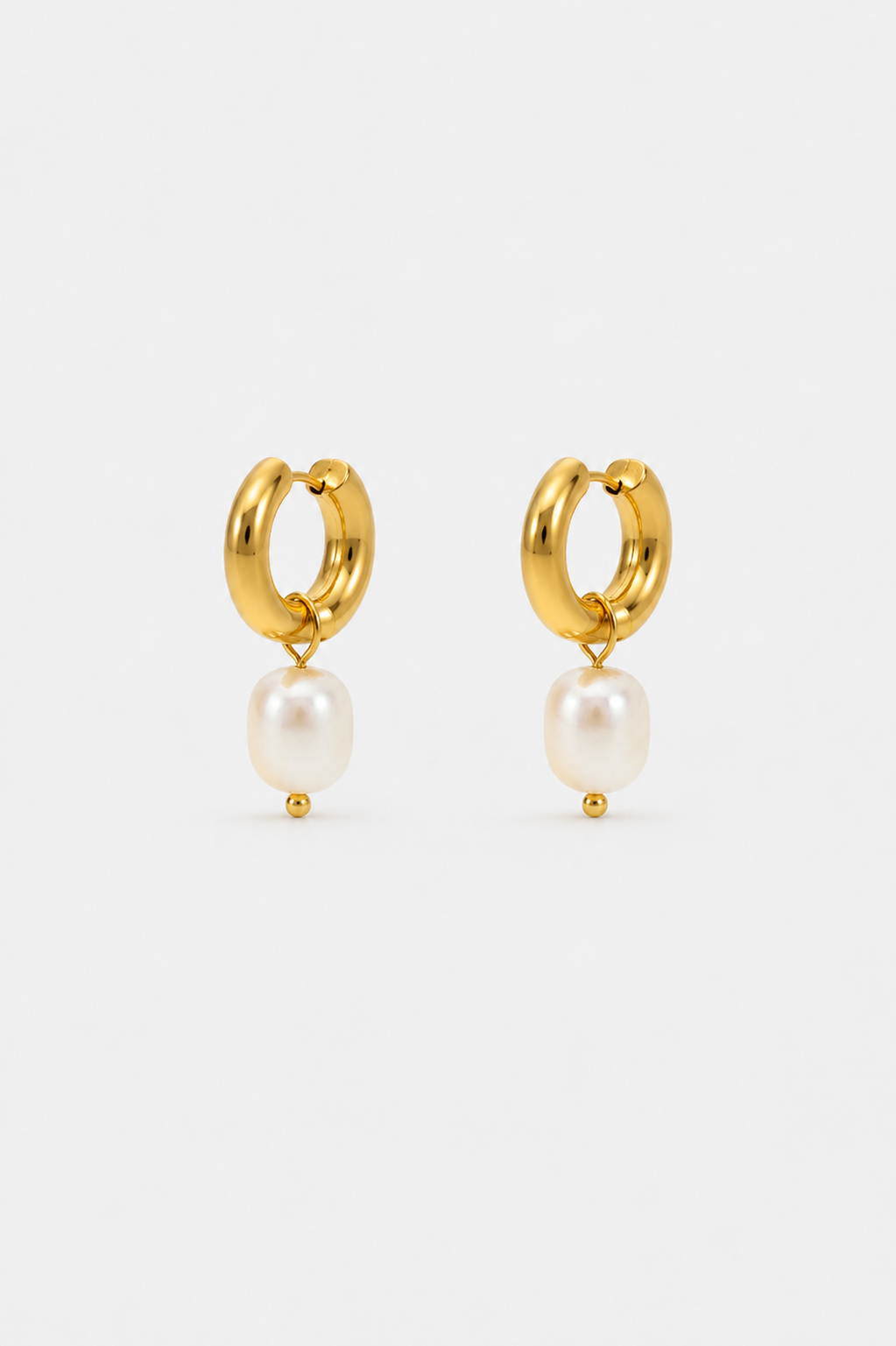 Mayfair Pearl Hoops