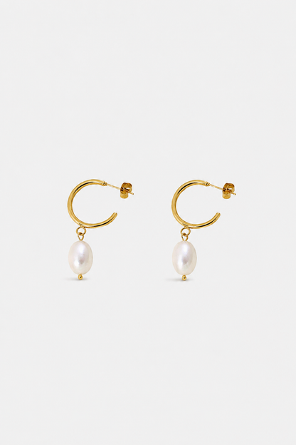 Belgravia Pearl Hoops