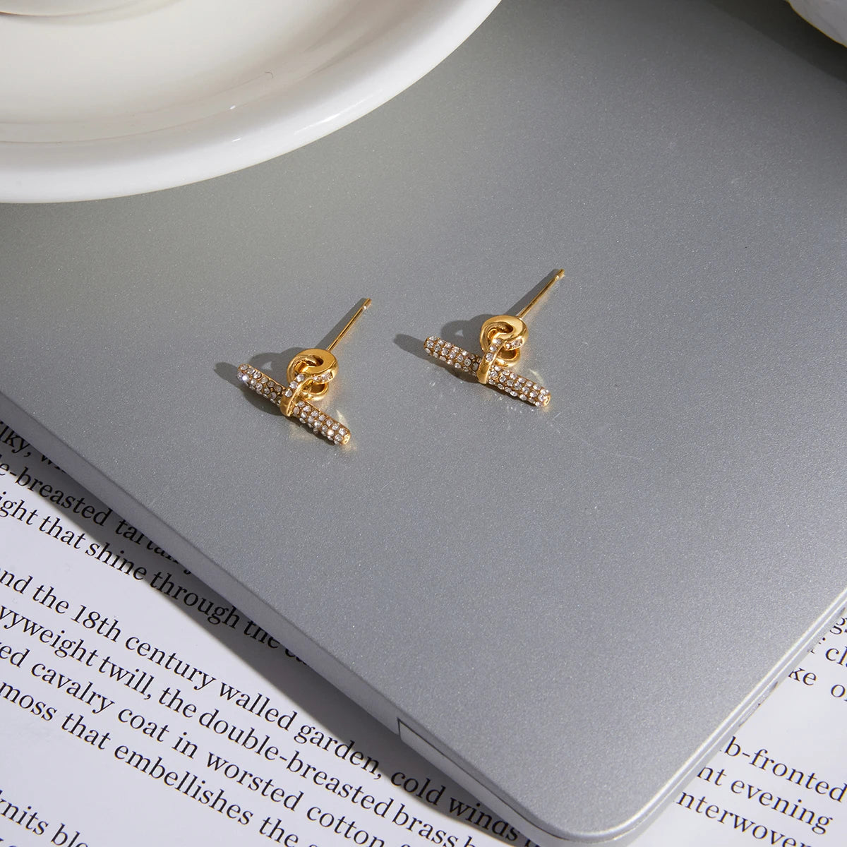 T Bar Earrings