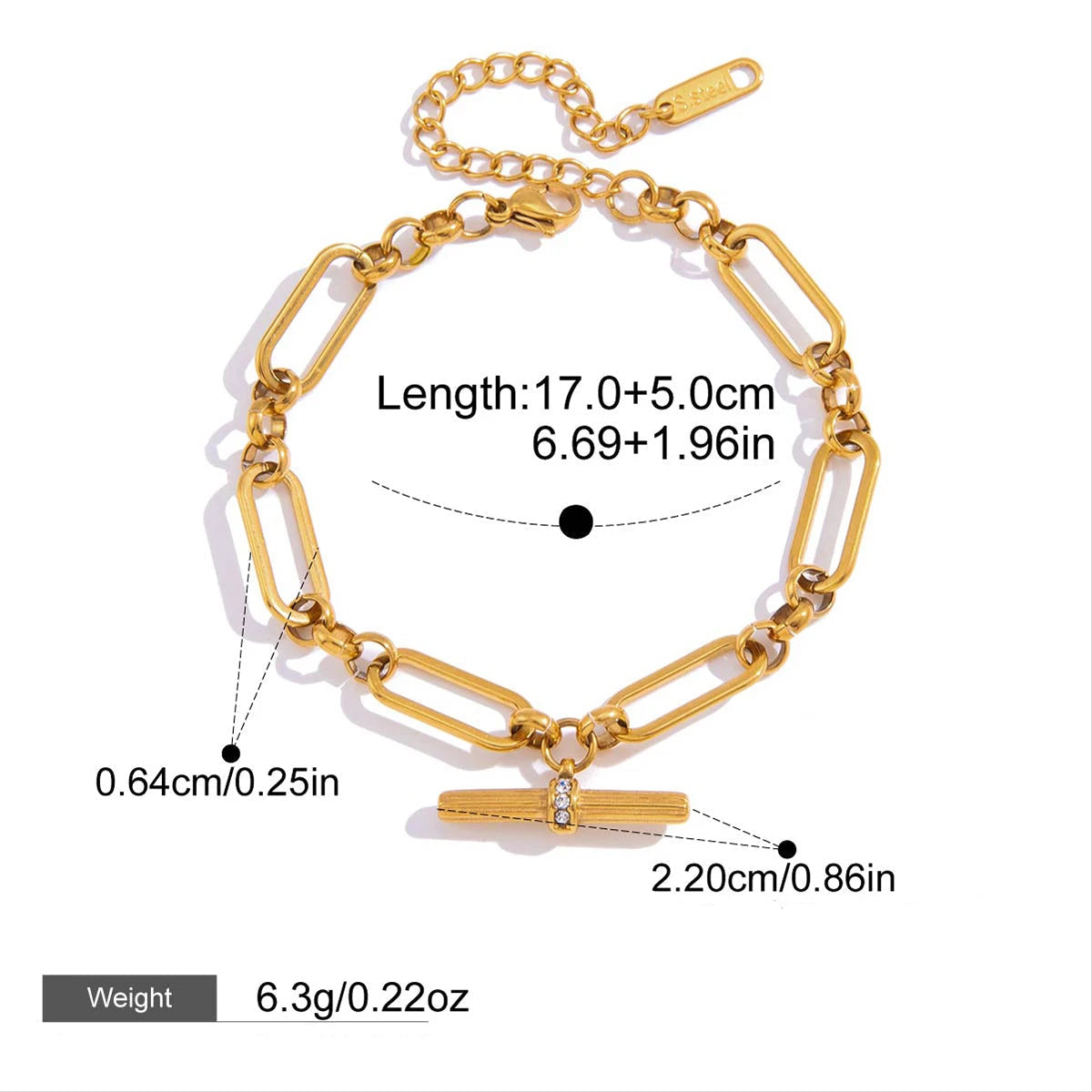 T Bar Bracelet