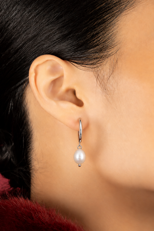 Belgravia Pearl Hoops